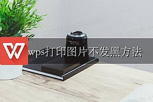 wps如何设置打印图片不留黑底