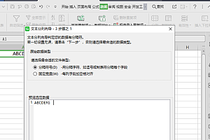 wps如何快速将表格(Excel)中的数据分列?